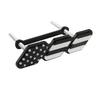ABS Car Three-color National flag Grille Emblem Mesh Slotted Grill Auto Badge Accessories