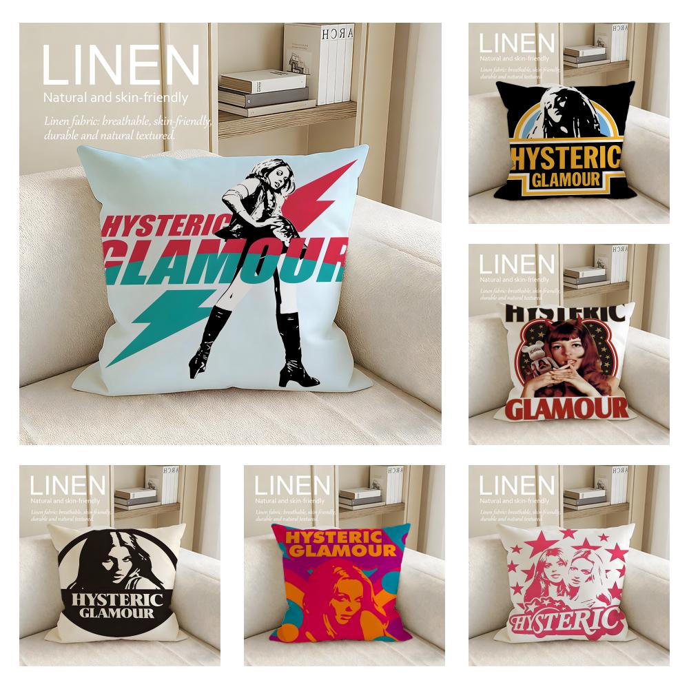 Brand Hysteric Glamour Cushion Cover Pillowcase Set Pcs x x Breathable Washable Sofa Cushion Cover