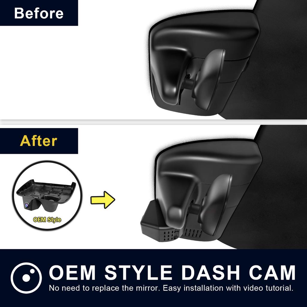 Mangoal 4K Car DVR Dash Cam For Acura RDX Car Camera Recorder 2019-2025 Private Mold HD Night Vision WiFi APP GPS DashCam