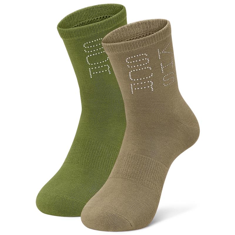 Skechers Unisex Antibacterial Hiking Crew Socks L424U079 M