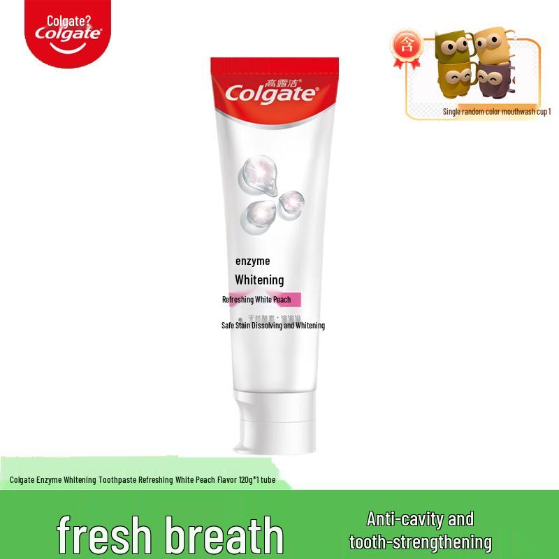 

Colgate White Peach Enzyme Whitening Toothpaste