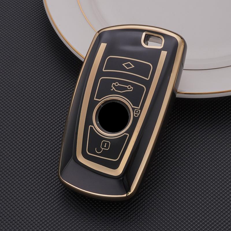 

Мягкий ТПУ чехол для дистанционного ключа автомобиля, брелок, протектор, аксессуары для BMW 1, 3, 5, 7 серии, X1, X3, X4, X5, F10, F15, F16, F20, F30, F18, F25, M3, M4, E34 чёрный