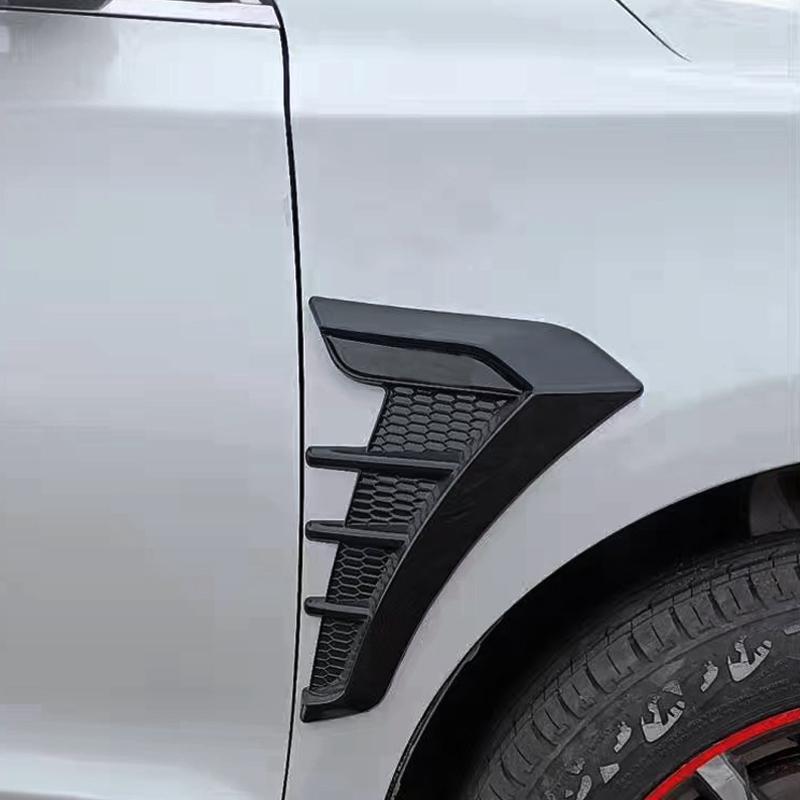 Vent Cover Fender Hood Air Flow Intake Trim Car Side Exterior Accessories Wing Decals Ventilation Sticker Modified Styling 2pcs