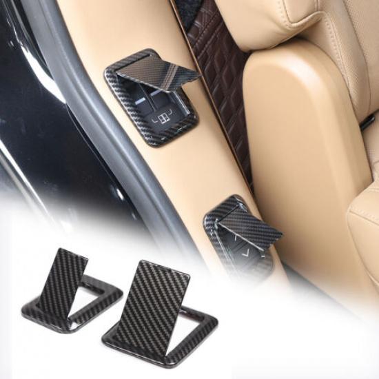 ABS Carbon Seat Side Adjustment Button Cover Trim For Range Rover Vogue +
