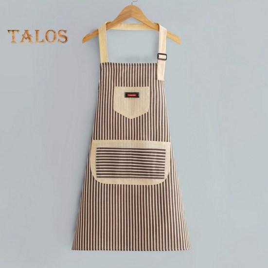 Avental feminino alça ajustável à prova de óleo estilo coreano bonito fácil limpeza cinta avental para assar