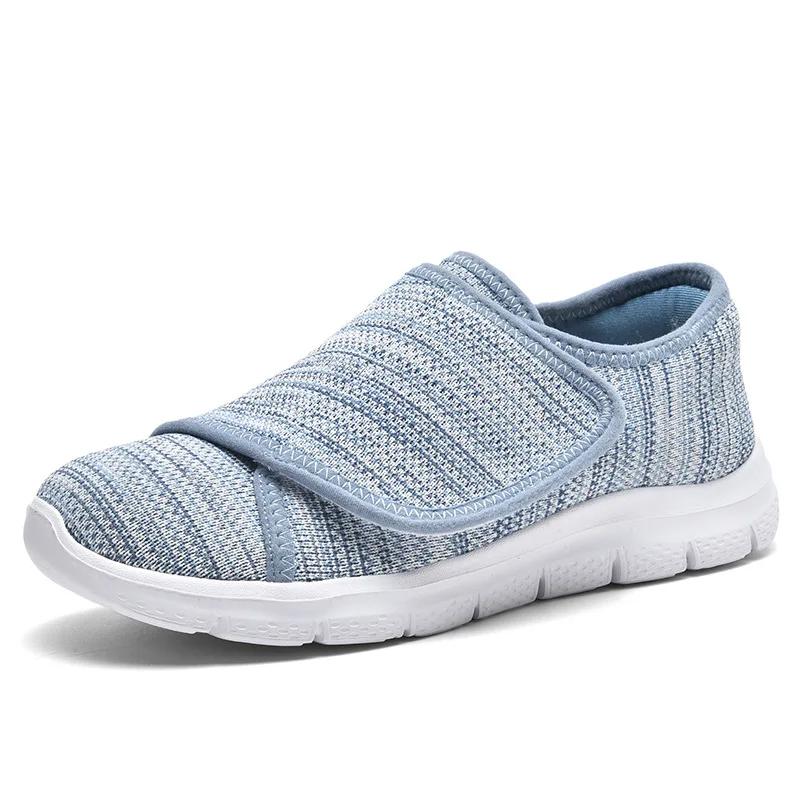 Fashion Spring and Summer New Mesh Breathable Casual Shoes for Men and Women, Comfortable Velcro Lightweight Sports Single Shoes