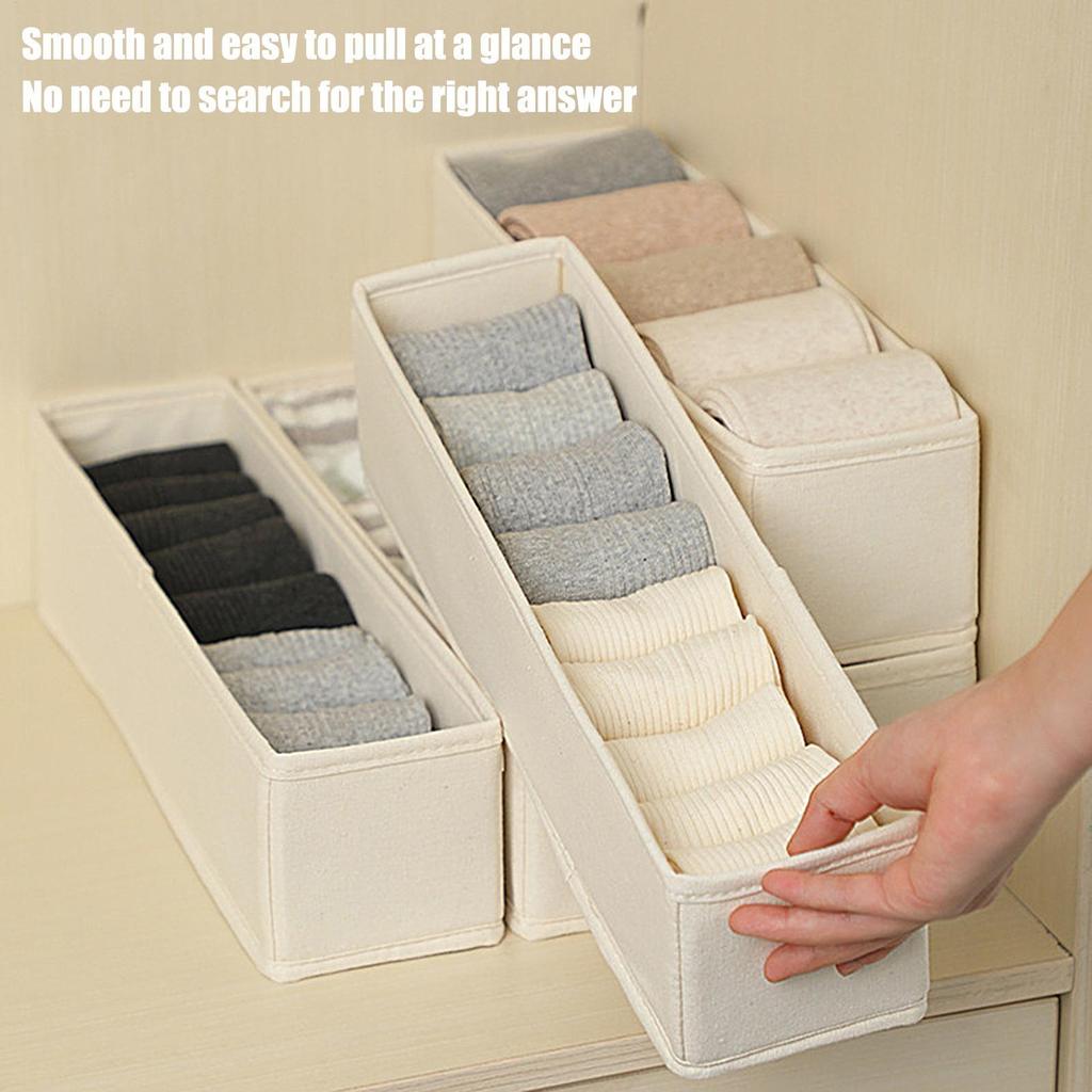 Collapsibled Cloth Fabric Bin Drawers Baskets Closet Organizer Storage Basket/Box/Bin/Shelf Cube Underwear Storage Organizer