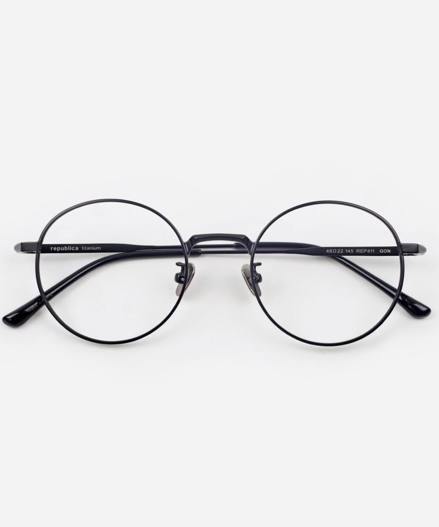 Lipeobeullika Titanium Rep411 Gon (4 Colors) Blue Light Blocking Glasses