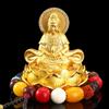 Alloy Lotus Guanyin Car Perfume Ornament - Thousand-hand Guanyin Interior Accessory