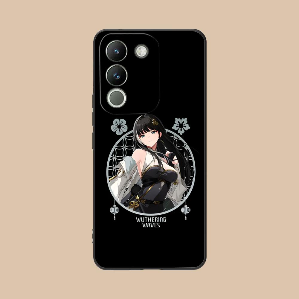 

Wuthering Waves Baizhi Phone Case for VIVO V60 V50 V40 V30 V29 V27 V25 V23 Pro Lite 5G Soft TPU Shockproof Cover vivo V23e