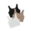 Toochki Top for Women | Lycra Top for Women | Crop Top for Women | Black White Beige Top for Women | Short Top for Women
