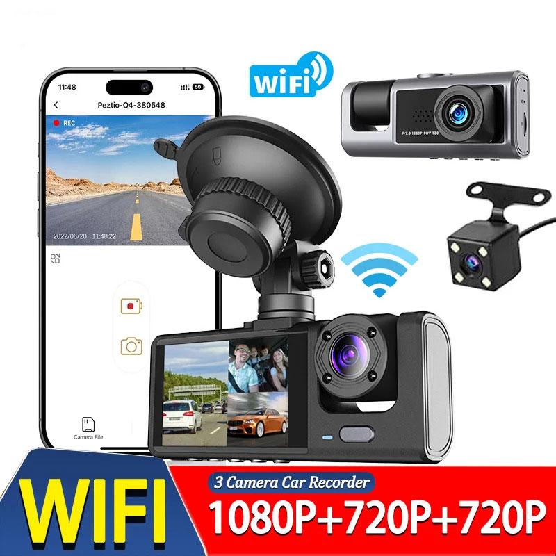 

Видеорегистратор с видеорегистратором с 3 объективами WIFI 1080P
