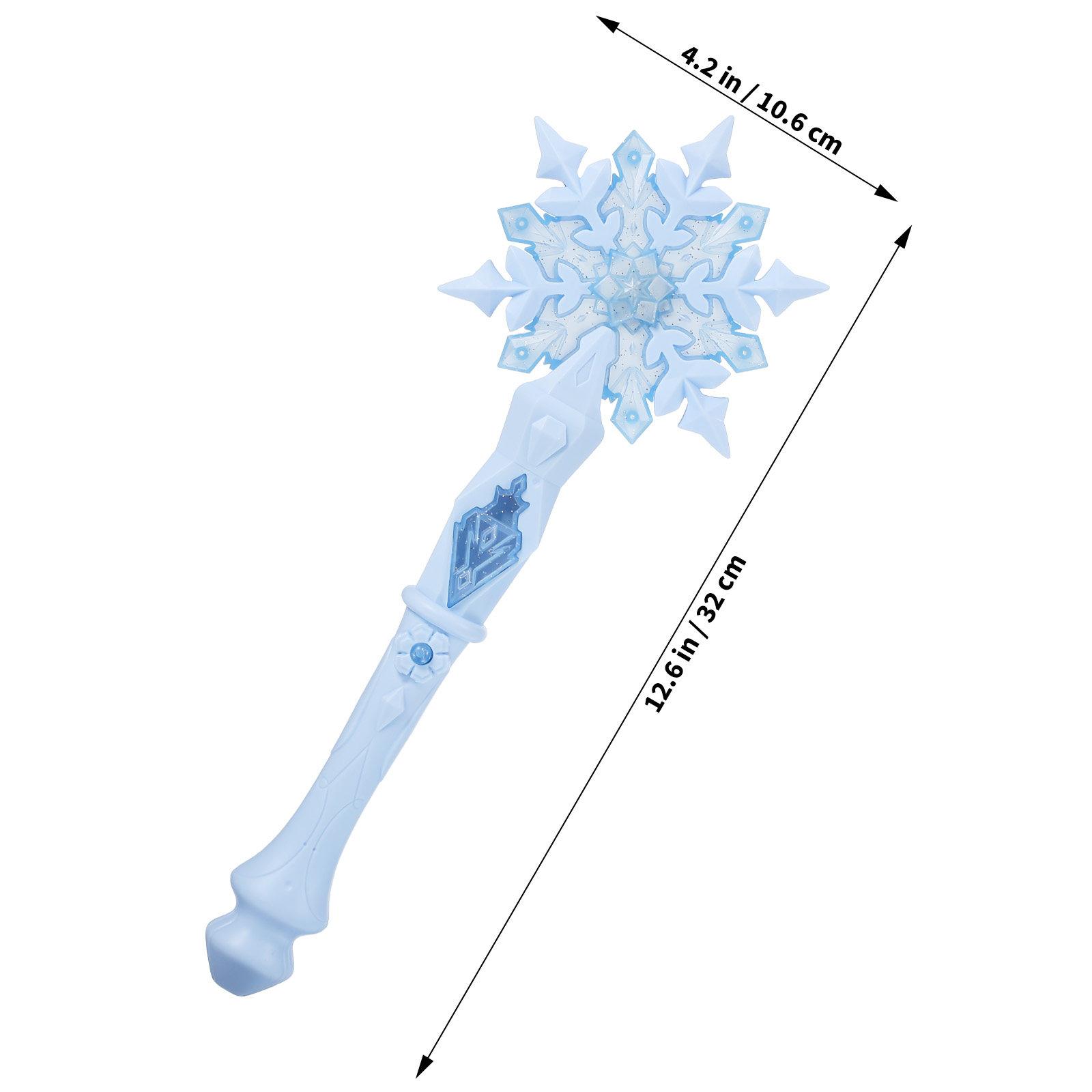 

Light Up Snowflake Wand Glow Wand for Kids Princess Party Favor Christmas Halloween Birthday Carnival Festival Glow Prop