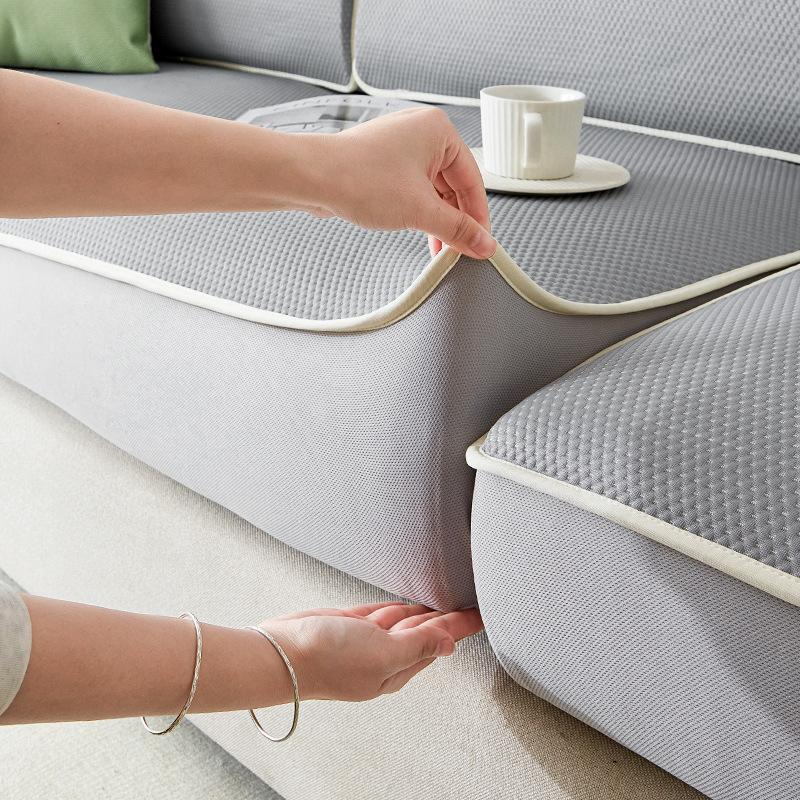 Ice Silk Sofa Cover All-inclusive Universal Sleeve Non-slip Summer Sofa Cover Cover Sofa Hat