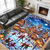 Christmas Printed Square Area Rug Soft Non Slip Floor Carpet For Bedroom Holiday Gift