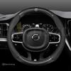 Autolenkradbezug 37-38cm Leder Anti-Rutsch Zubehör, Für Volvo XC60 XC90 S60 V50 V90 S80 C40 XC40 V70 C30 XC70 S90