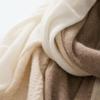 Women's 100% Pure Cashmere Color Block Knit Scarf – Stylish, Warm, and Versatile
