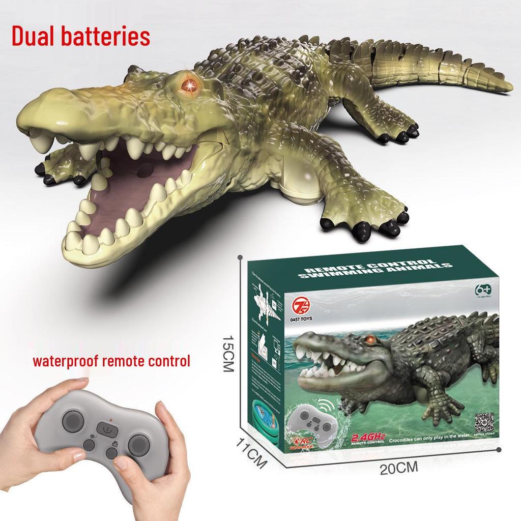 2.4G Remote Control Electric Shark Toy - Wireless Charging Water Toy for Kids