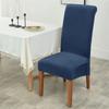 1/2/4/6pcs Soft Velvet Chair Cover Elastic High Back Dining Chairs Seat Case Solid Color Chair Slipcover for Dining Room Kitchen