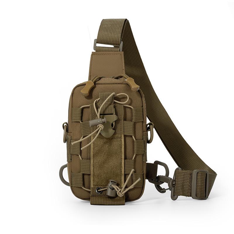 Men's Tactical Multifunctional Waist Bag - Outdoor Mountaineering & Cycling Pouch, Water Bottle Holder, Phone Bag, Crossbody Waist Belt.