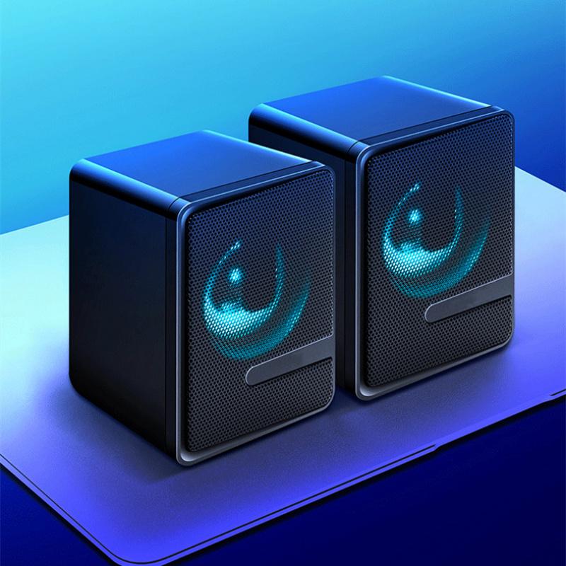 New S3 Speaker USB Light Double Diaphragm Subwoofer For Mobile Phone Notebook Stereo