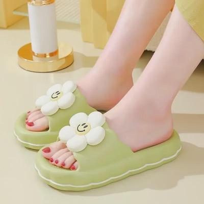 Women's Lightweight Non-Slip Summer Slippers for Indoor/Outdoor Use - Cozy Thick-Soled Bathroom Sandals for Couples