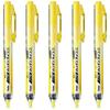 PENTEL Handyline S 5 Pens Highlighter, Yellow, XSXNS15-G,