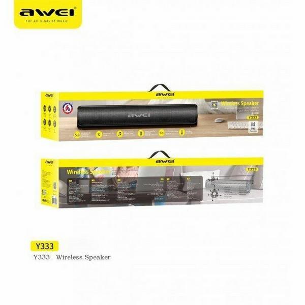 Awei Soundbar Bluetooth Y333Czarny/Black