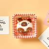 Choco Nyang Chubby Cat Doll Keyring + Message Card + Checkbox