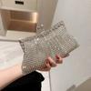 Luxus Strass Abend-Kupplungstasche Hochzeit Braut Handtasche Glänzendes Design Party Bankett Damen Tragbare Geldbörse Umhängetasche Schultertasche