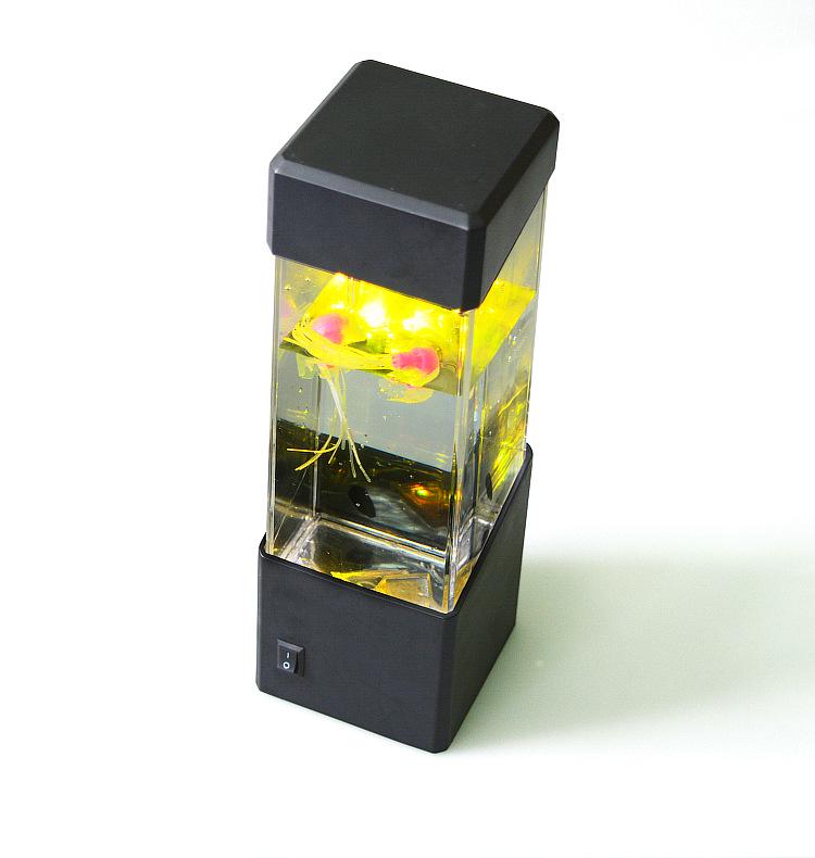 Flashing Jellyfish Volcano Lamp - Creative Night Light Aquarium Healing Gift