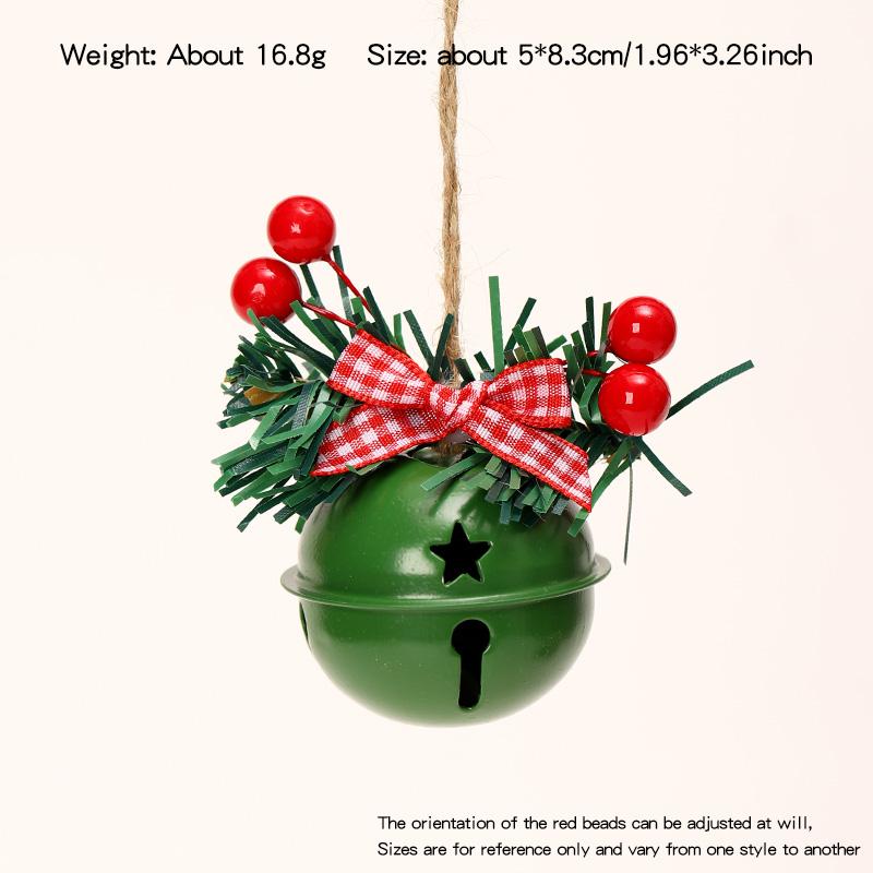Decorațiuni de Crăciun ghirlandă clopoței pandantive pandantive pentru pomul de Crăciun agățat de ușă aranjament scenă de fereastră articole de agățat pe perete