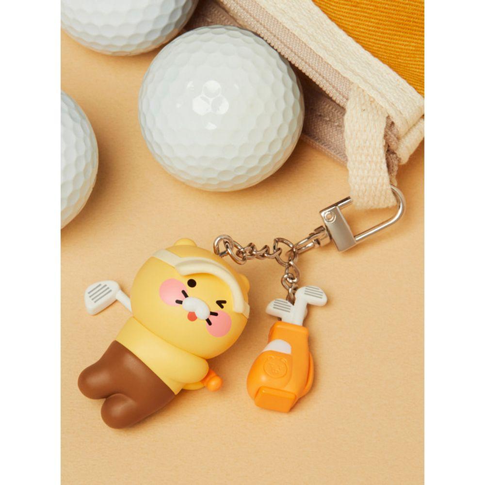 Kakao Friends Sports Figure Keychain Golf_Chunshik