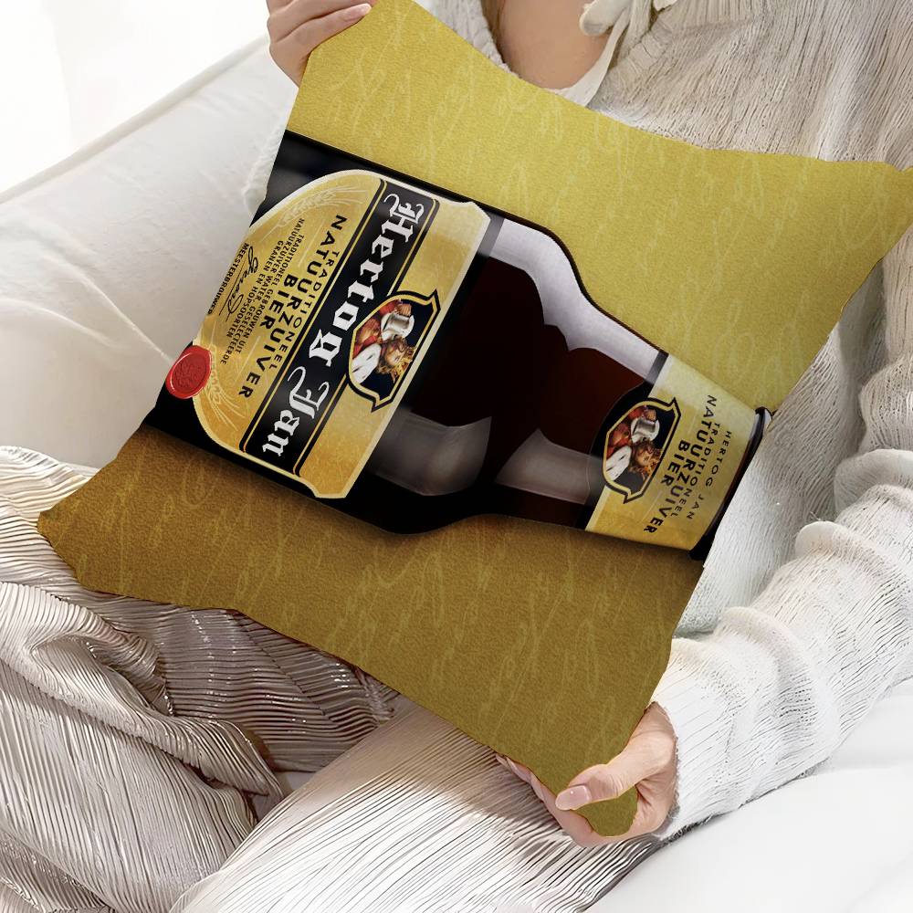 Anime H-Hertog J-Jan Pillow Cushion Cover Pillowcase Living Room Sofa Home Decor Customized