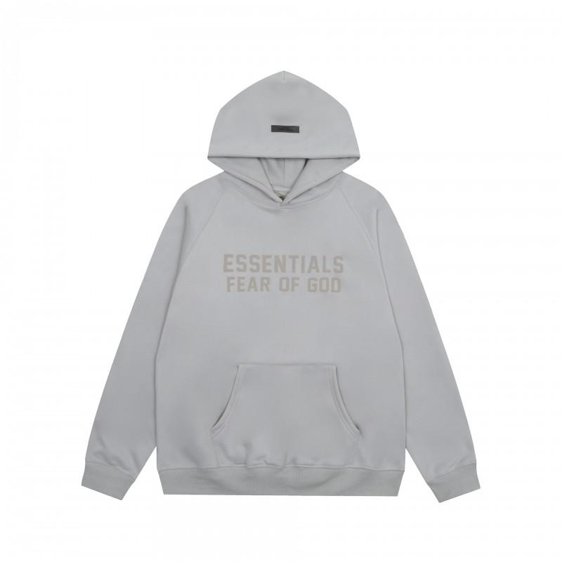 Felpa con cappuccio e stampa FOG Flocked ESSENTIALS, vestibilità larga, per giovani, casual