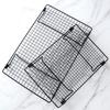 Foldable Black Multi-functional Cooling Rack & Computer Heat Dissipation Stand