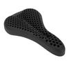 Bike Seat Cushion Cover Silicon Honeycomb Anti Slip Rainproof Ergonomic Bicycle Saddle Cover for Mountain Bikes Road Bikes Black