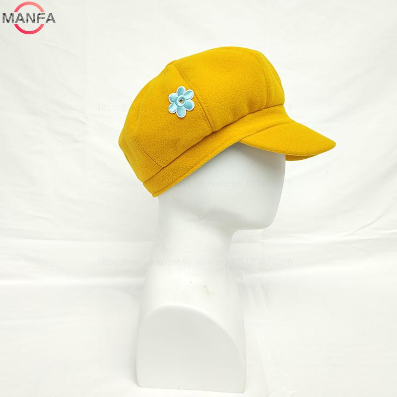 Huidige modetrend Muziekzanger Team Rolspel Pruik Hittebestendig Synthetisch Haar Anime Pruiken + Pruikenkap yellow