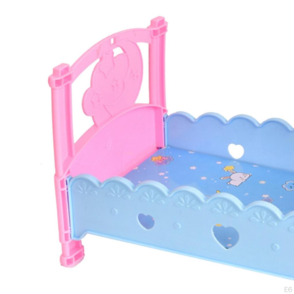 1/12 1/6 Dollhouse Miniature Model Bed Doll Accessories Decoration Toy Scenery Supplies