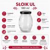 Glazen pot UL180 ml voor honing jam kruiden cadeau diy decoratieve pot