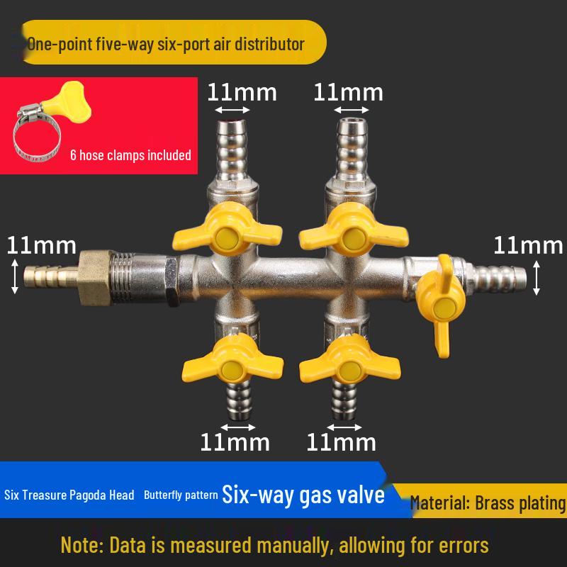 Liquefied Gas Distribution Three/Four-Way Ball Valve Connector