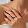 Simple Marquise Cut Moissanite Rings for Women Shine High-Quality Plated S925 Silver/Rose Gold Fine Jewelry Wedding Party Gift