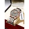 POEDAGAR Top Original Men Watch Chronograph Waterproof Date Quartz Luxury Watches Stainless Stain Business Male Wristwatch