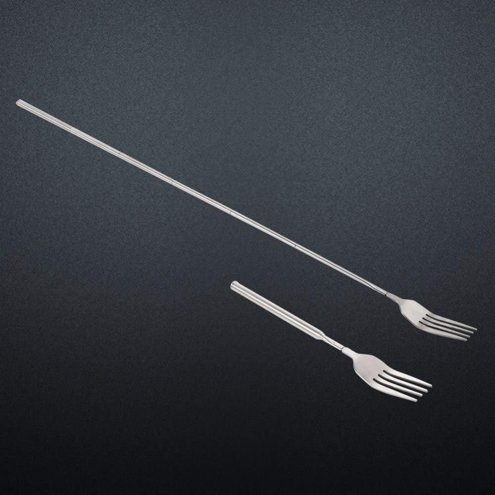 Extendable Extendable Long Handle Fork Stainless Steel Telescopic Fork