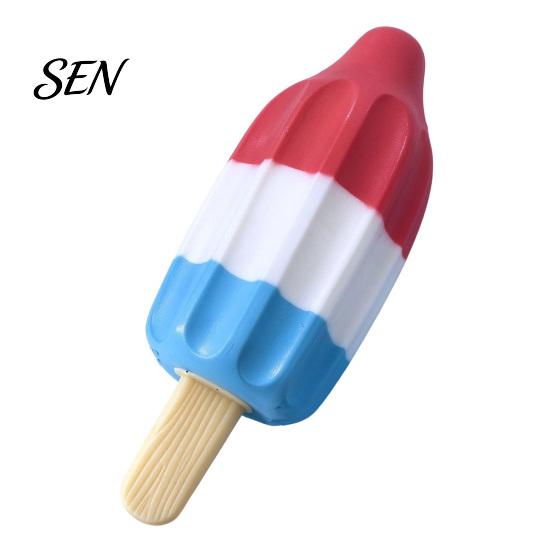 Squishy Toys for Adults Rocket Ice Cream Squeeze Toy, Cute Popsicle Shape Fidget Soft Anxiety Relief Gifts Rebound Stress Ball Relief, Gift Kids Desk