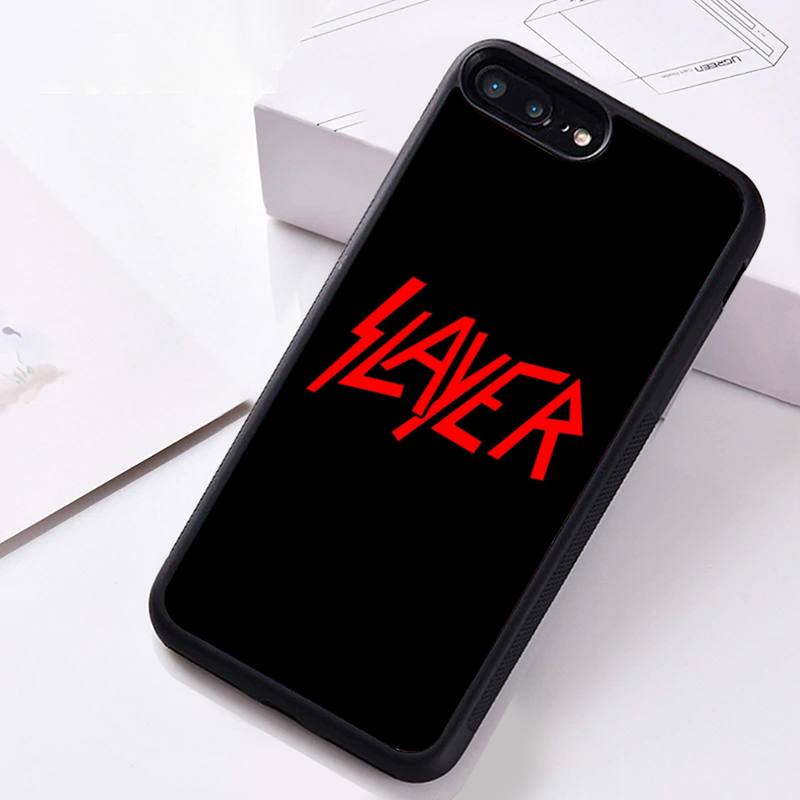 

Резиновый чехол для телефона Slayer Heavy Metal Rock Band для iPhone 12 pro max mini 11 pro XS MAX 8 7 6 6S Plus X 5S SE 2020 XR 6Plus 6SPlus