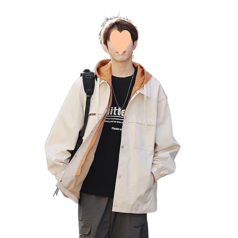 

Куртки для мужчин на весну, осень и зиму, ветровки для мужчин, новая осенняя одежда, поддельные двухкомпонентные куртки, одежда из хлопка, мужские куртки 4XL