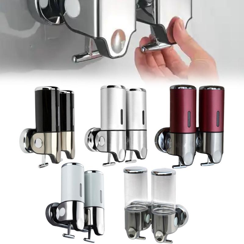 Elegantes ABS Seifenspender für Einzel- und Doppelsitz mit manuellem Drücker für gewerbliche Badezimmer