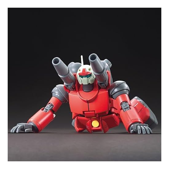 BANDAI SPIRITS HGUC 190 Mobile Suit Gundam RX-77-2 Guncannon 1/144 Scale Color-Coded Plastic Model