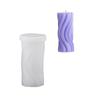Flexible Silicone Mold Cylinder Shaped Wax Candle Molds Scented Aromatherapy Making Mould Handmade Ornament Mould